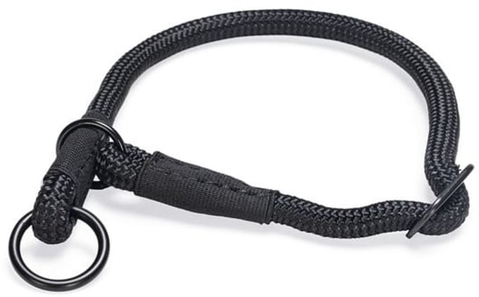 Beeztees Premium Parinca - Hondenhalsband - Rond - Nylon - Zwart - 50x1,