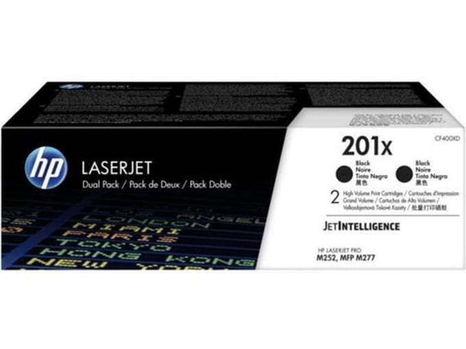 Tonercartridge hp cf400xd 201x zwart 2x