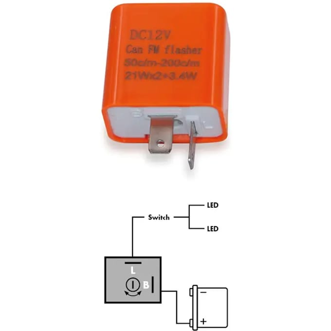 Centrale clignotante TAAC pour Auto 2x21W+3.4W Neuf