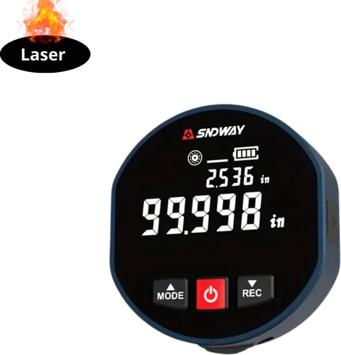 Nivard Laserafstandsmeter - Laser - Afstandsmeter - Afstandmeter - Rangefinder - Digitale Meetlint - Precisiegereedschap - 100 Meter