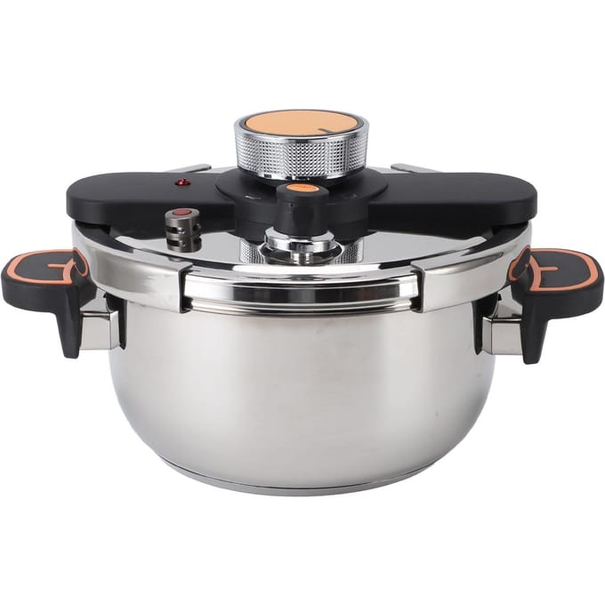 Autocuiseur professionnel efficace, chauffage rapide et uniforme, empêche l'adhérence, grande capacité, acier inoxydable 304 5L gray