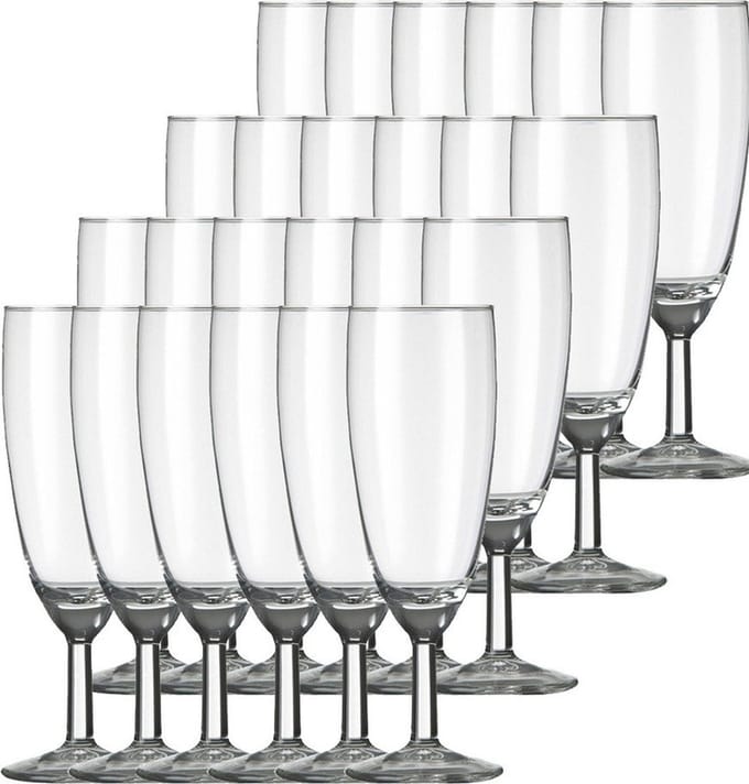 Royal Leerdam Champagneglazen/flutes Gilde - 18x stuks - transparant - 150 ml/15 cl