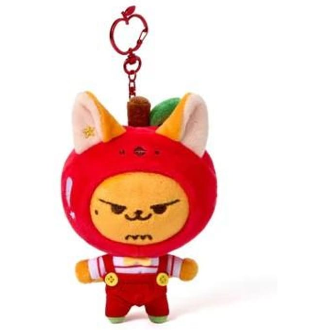 TXT - [Hé! APPUL] PPULBATU OFFICIEEL MD Pluche Sleutelhanger (Apple Vers.) YEONJUN red
