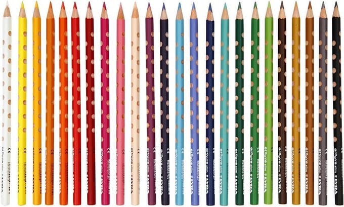 Lyra Kleurpotloden Dunne Groove 24 Stuks Multicolor