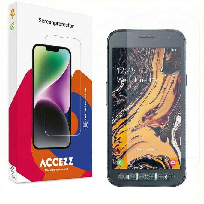 Accezz Screen Protector - Geschikt voor Samsung Galaxy Xcover 4 / Xcover 4S - Gehard Glas Screenprotector