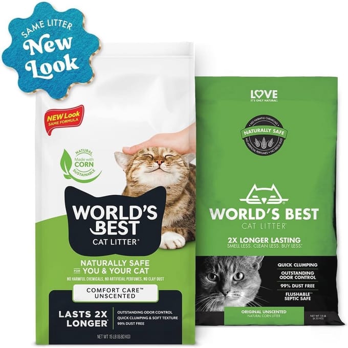 Kattenbakvulling 12,7 kg - Ongescented Klontering voor Meerdere Katten
