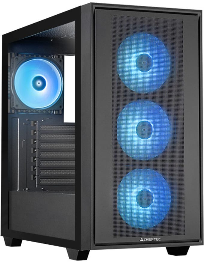 Chieftec GS-03B-OP computerbehuizing Midi Tower Zwart