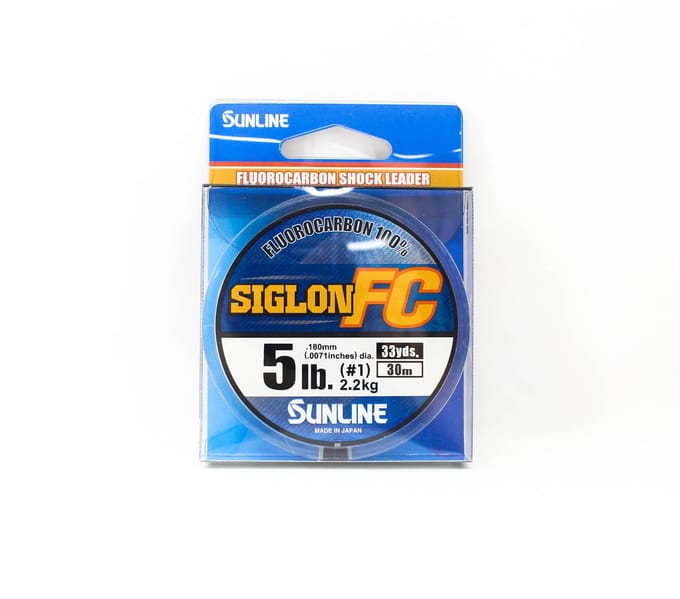 Sunline Fluorocarbon Onderlijn Siglon FC 100% 30m 5lb Diameter 0.18mm (8142) schoon