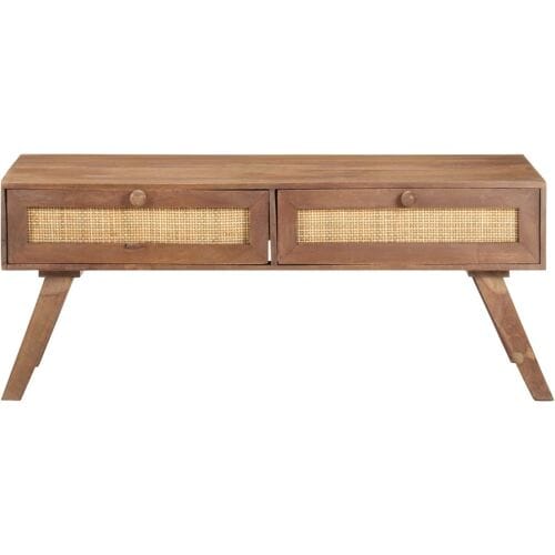 vidaXL Salontafel 100x60x40 cm massief mangohout