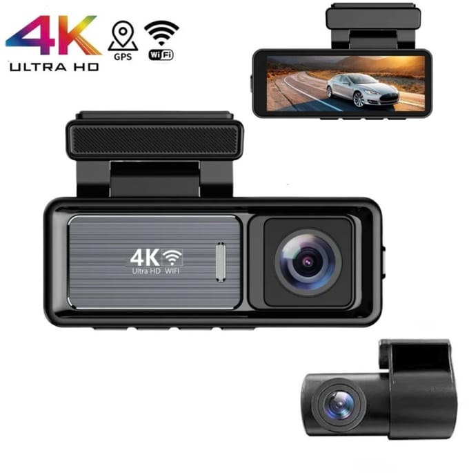 Driveeye Dashcam 4K met WIFI - GPS - Botsdetectie