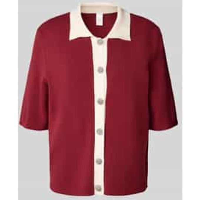 Regular fit cardigan van viscosemix, model 'Loro'