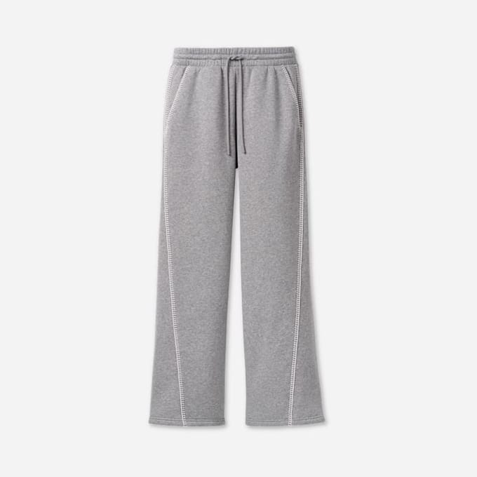 UGG® Classic rechte broek in Grey, Maat S, Katoen/Polyester