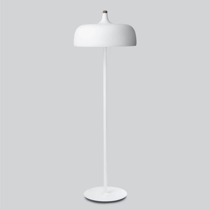 Northern Acorn Vloerlamp Mat Wit