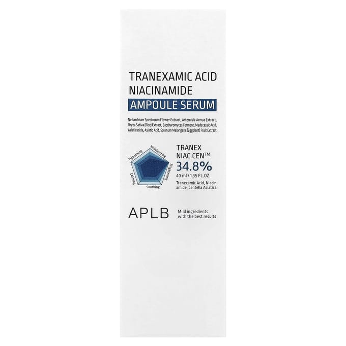 APLB, Tranexaminezuur Niacinamide Ampul Serum, 40ml (1,35 fl oz) white