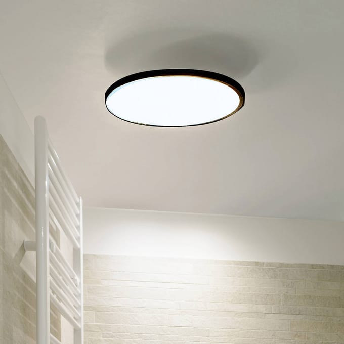 LightMe LM85657 LM85657 LED-plafondlamp LED GX53 24 W Zwart