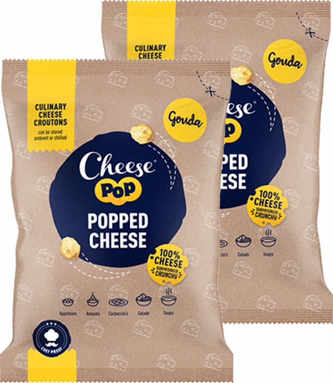Cheesepop - Gepofte Gouda kaas - 2x 500g