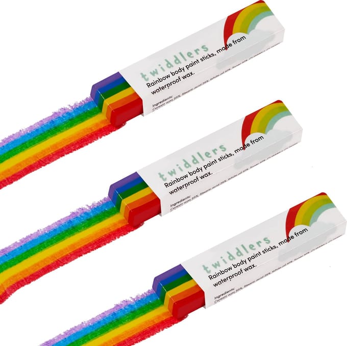 The Twiddlers – 3 Stk. Schminkstick Rainbow 7 X 6 Cm Wax