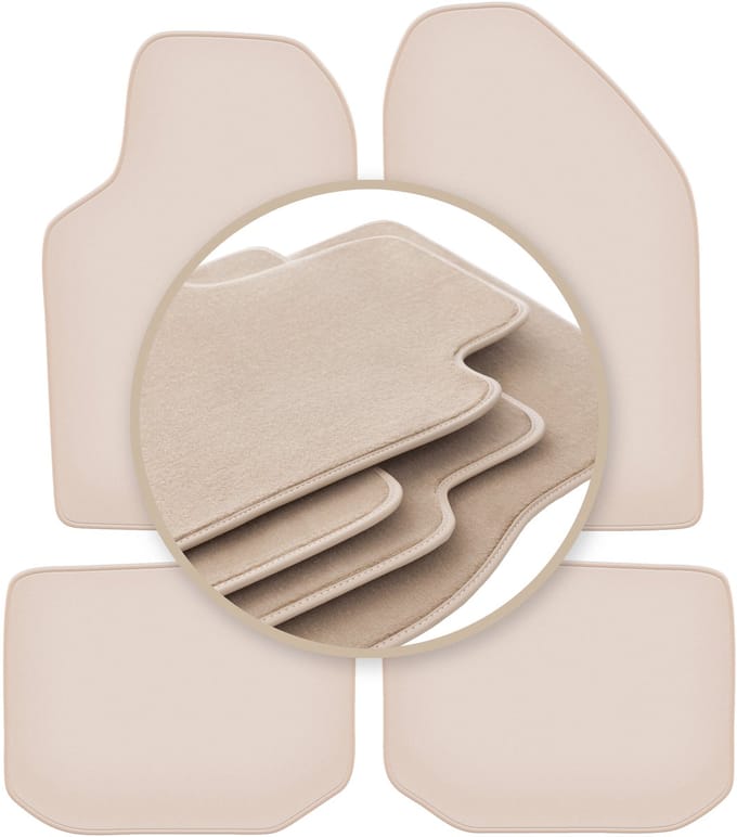 PREMIUM beige matten voor: Lancia Thema sedan 1984-1994