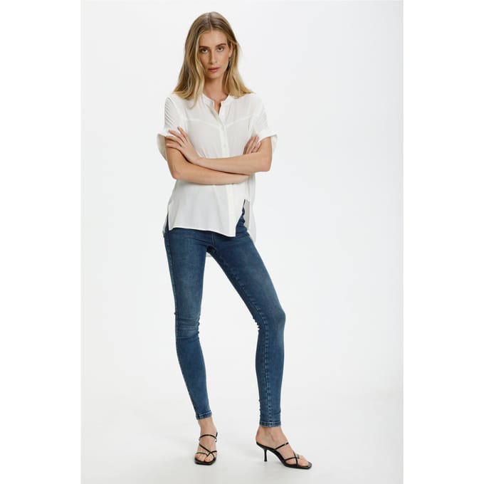 Korte mouwen shirt Loose fit Broken White