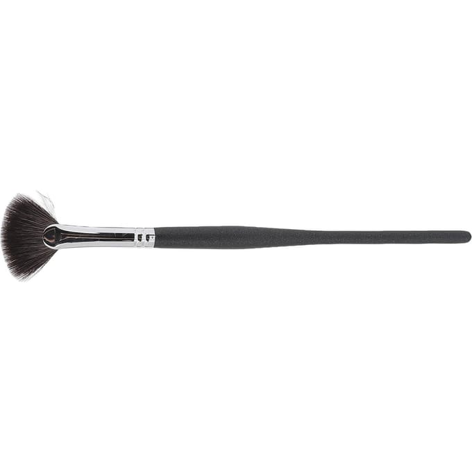 Fan Highlighter Borstel Multifunctioneel Zachte Haren Waaiervormige Make-up Borstel voor Highlighter Blush gray