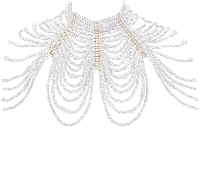 Verstelbare body chain met parels van DailyGoods