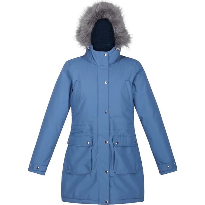 Regatta Voltera Parka Jas Blauw 44 Vrouw