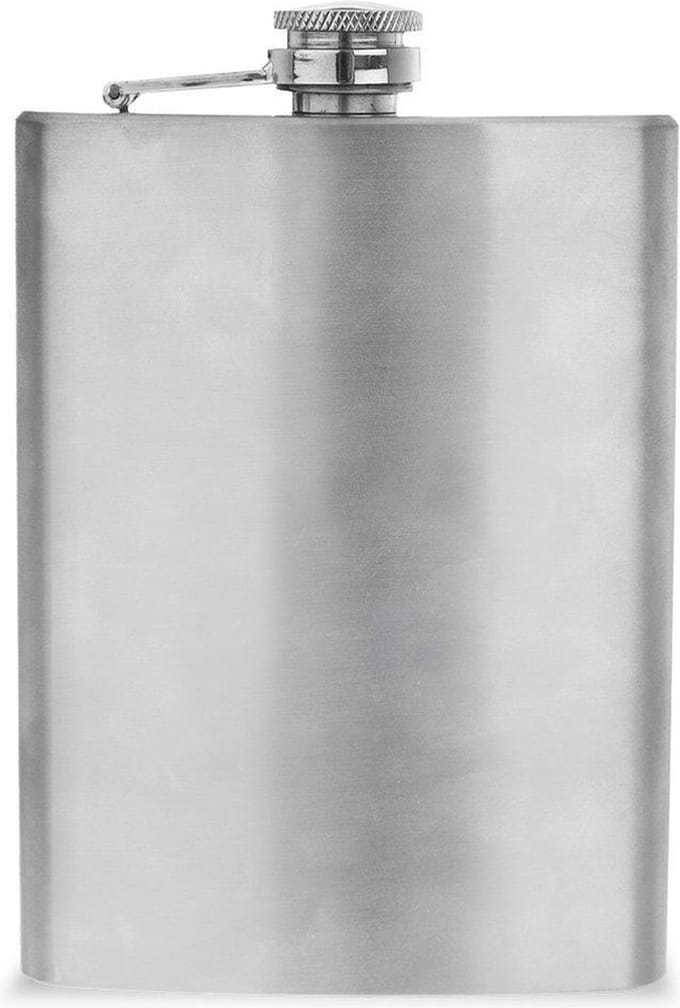 Heupfles Edelstaal 240 ml - Zakflacon - Veldfles - Zakfles - Drankfles