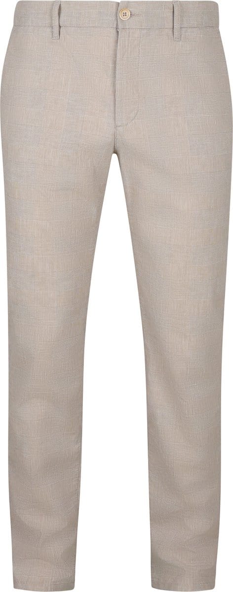 Alberto Lou Chino Glencheck Beige - Maat W 33 - L 34 - Heren
