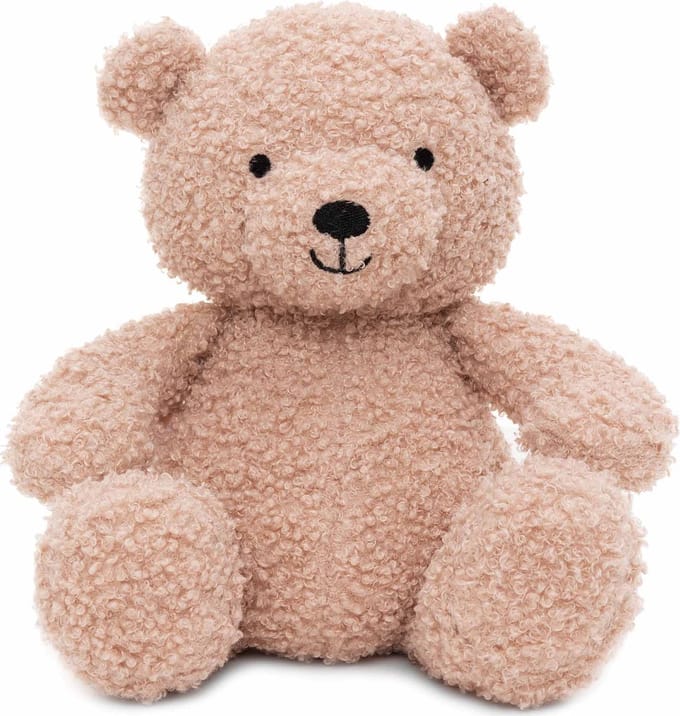 Jollein - Knuffel Teddy Bear - Wild Rose - 25cm - Knuffelbeer - Boucle