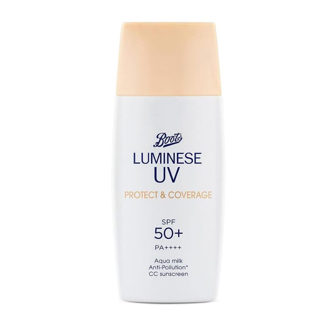 BOOTS LUMINESE UV PROTECT & COVERAGE SPF50+ PA++++ 40 ml. 40 ml. beige