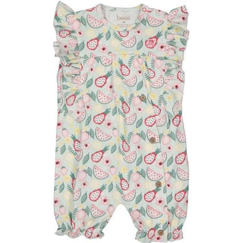 B.E.S.S. Baby meisje Jumpsuit Tropics Soft Light Green maat 80