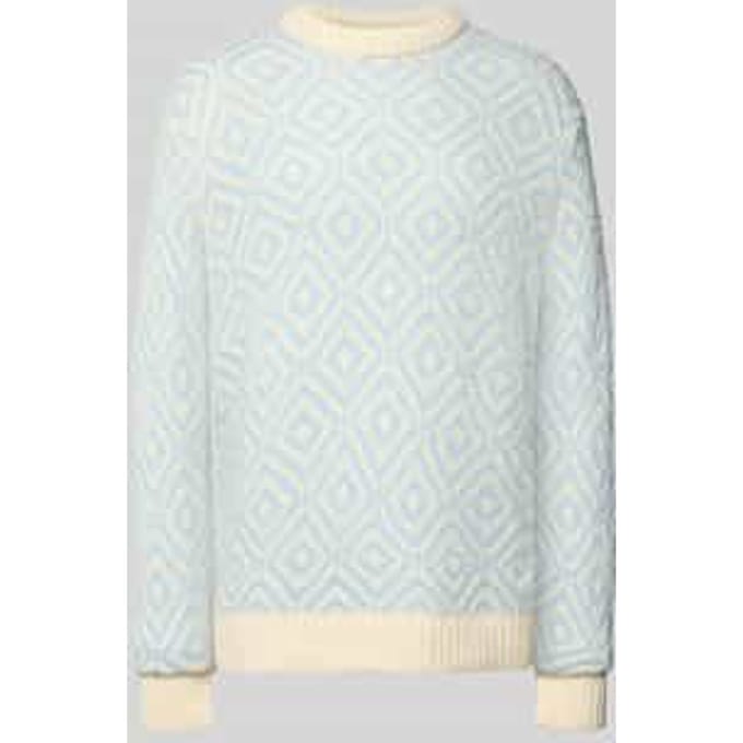 Relaxed fit gebreide pullover van wolmix model 'REMI'