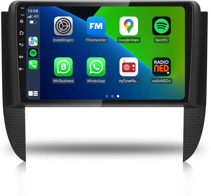 CarPlay autoradio geschikt voor Chevrolet Kalos | 2004 t/m 2010 | Android 13 | Draadloos Apple CarPlay & Android Auto | 2GB + 32GB | 8-Core processor | Davilon | 2025 model | 2004 2005 2006 2007 2008 2009 2010 | Bluetooth & Wifi