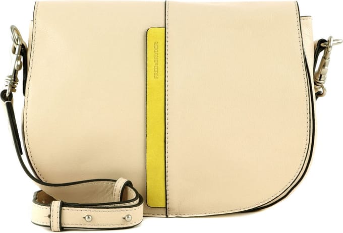 FREDsBRUDER Leren Schoudertas Shea Saddle Bag Beige