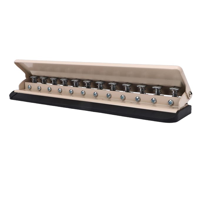 Discbound Geperforeerd Notitiesysteem Notitieboek 12 Gaten Paddenstoelvormige Perforator black