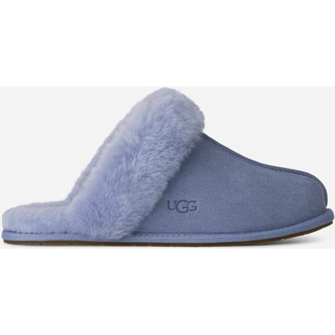 UGG® Scuffette II for Women in Stormy Blue, Size 7, Suede/Polyester