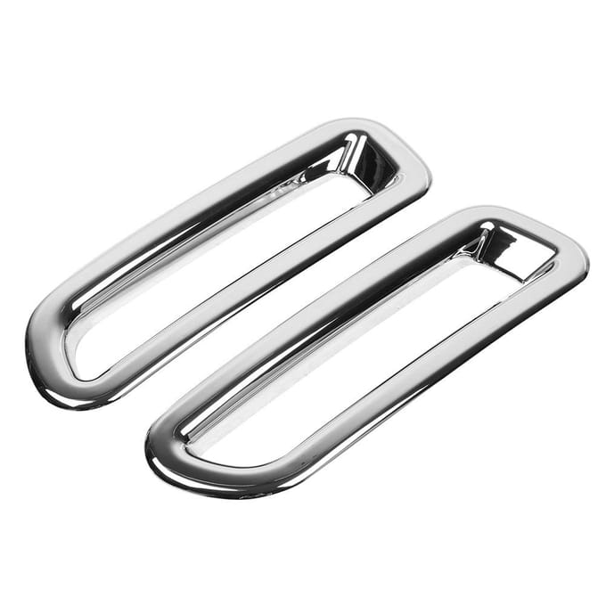 2 stuks Auto Achtermistlicht Lampkap Sierlijst Frame Vormdeel voor Suzuki Vitara 16 18 white