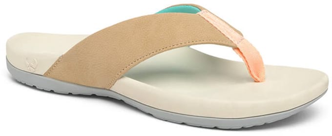 Suecos dames slippers havsand beige