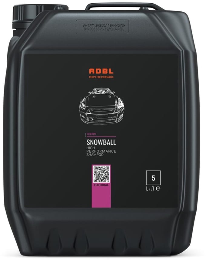 ADBL Snowball Autoshampoo – pH Neutraal – 5L – Kersengeur