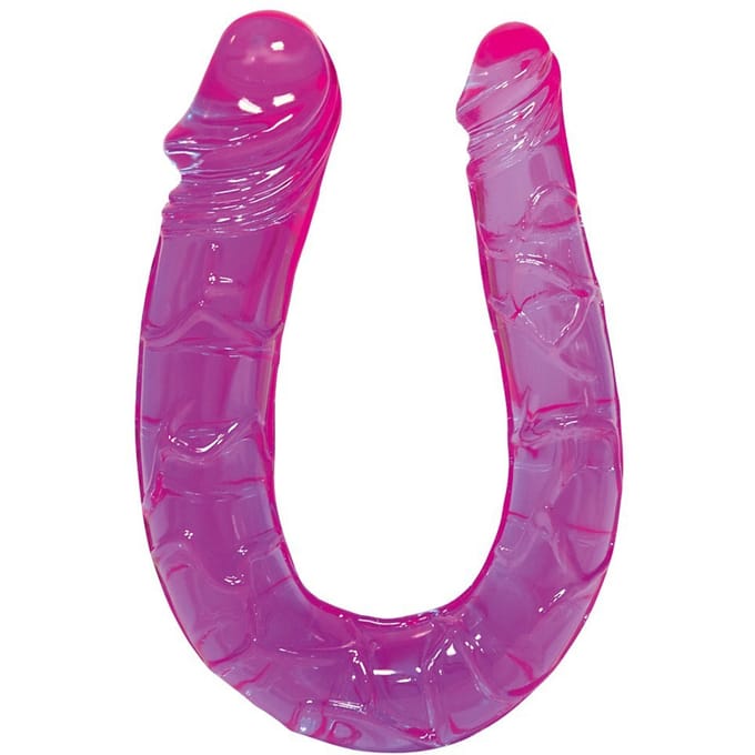 Paarse Dubbel Penetratie Dildo