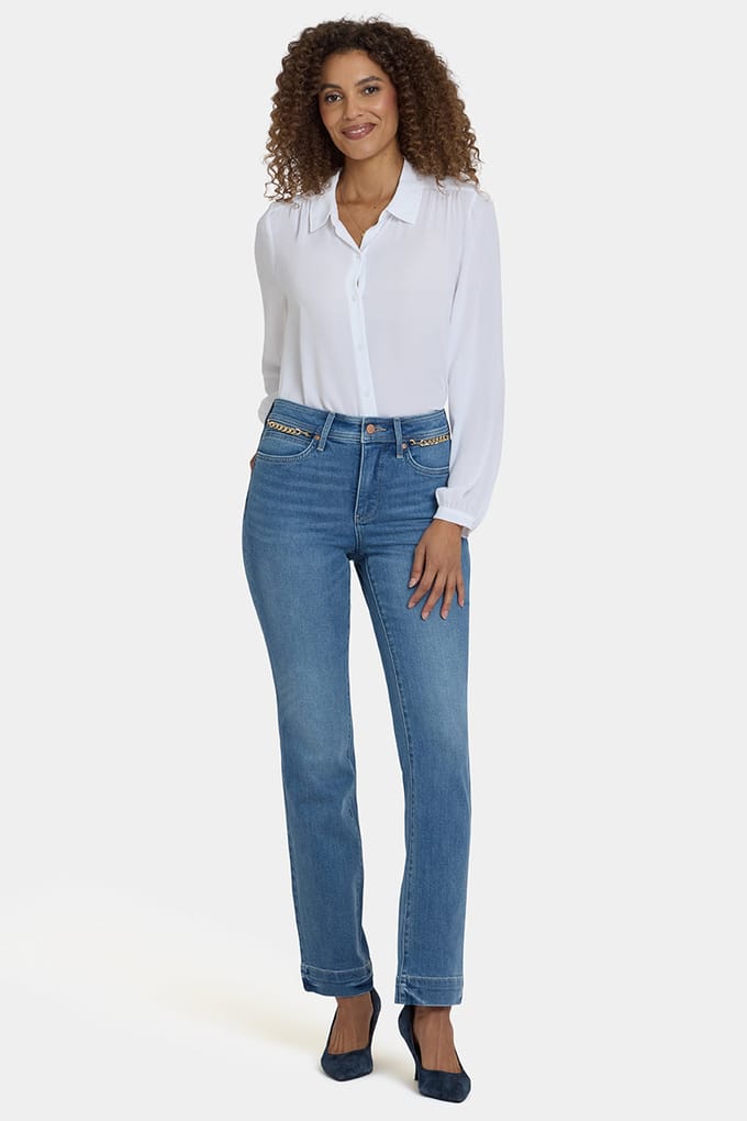 Marilyn Rechte Jeans | Bastille Zee
