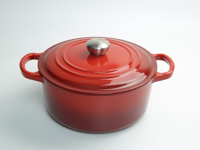 Relance Ma Mère Braadpan - Rood - 28 cm - Gietijzer