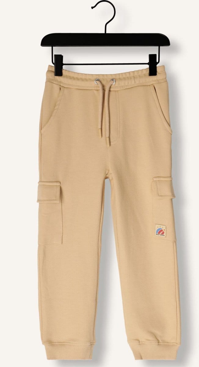 DAILY7 Cargo Pants Structure Broeken Jongens - Beige - Maat 110