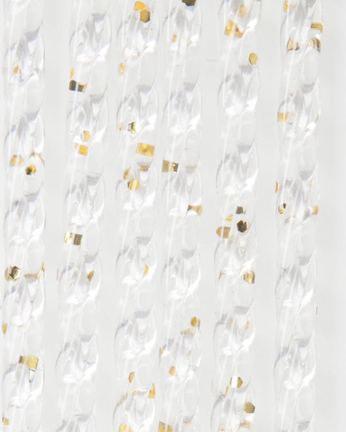 Vliegengordijn Quadrifoglio - 100 x 220cm - Goud Transparant