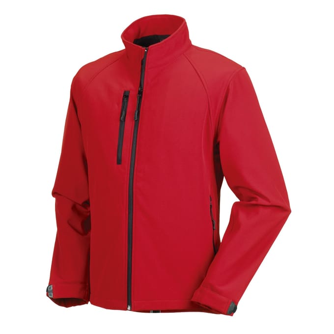 Russell Heren waterbestendig & winddicht Softshell-jasje (Klassiek rood)
