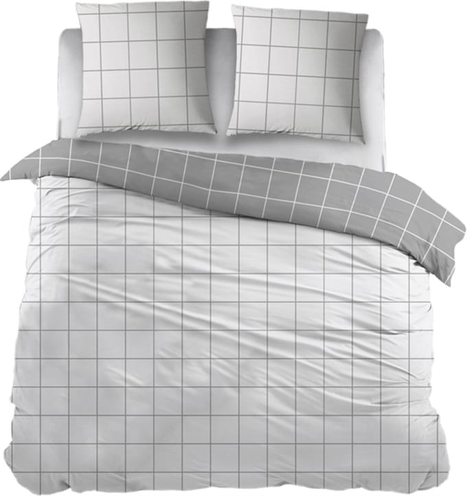 Snoozing Ellemieke Dekbedovertrek - Extra breed - 260x200/220 cm - Grijs