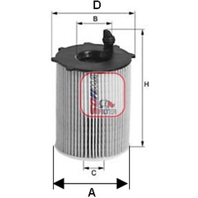 Oliefilter SOFIMA S 5226 PE