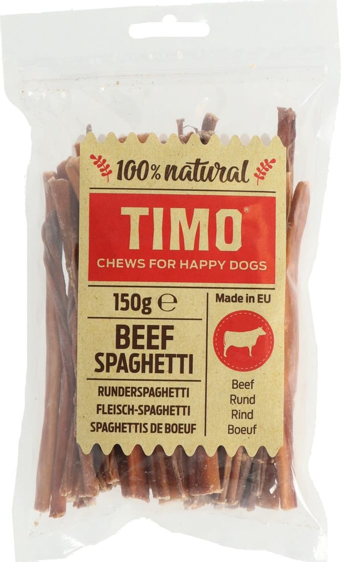 Timo Spaghetti - Hondensnacks - Rund 150 g Vanaf >3 Maanden