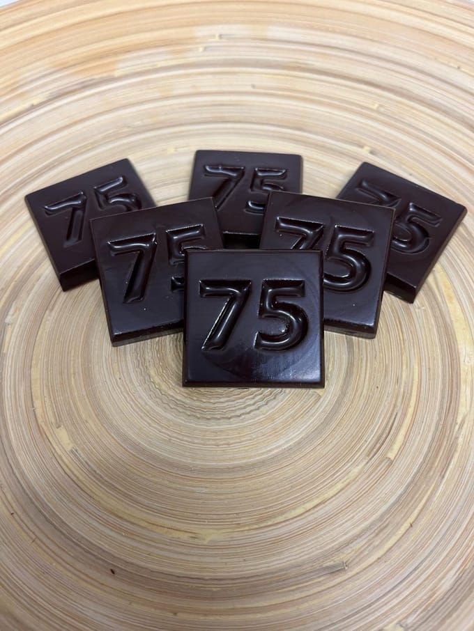 Callebaut - Chocolade cijfer 75 - Handgemaakt - Belgische chocolade