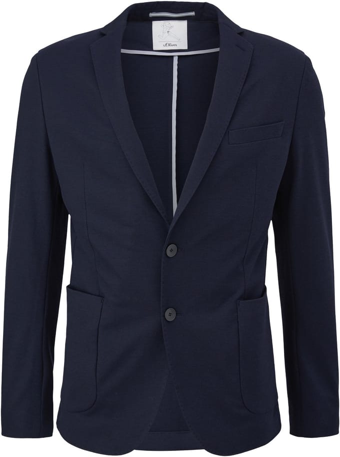 s.Oliver  Rlm Jacket Indoor Marine Größe: 44 | Blazer Outlet | Herren